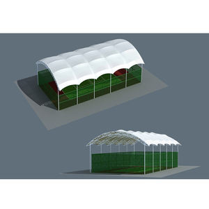 Structure en acier, toit en tissu PVDF, dôme sportif pour basketball, football, badminton, pickleball - Product Image 4