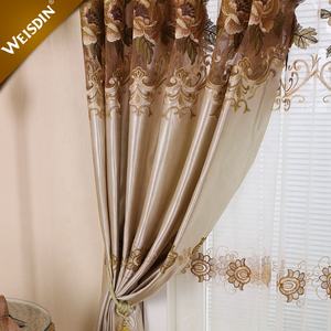 Nuovi disegni ufficio tenda di finestra del <span class=keywords><strong>soggiorno</strong></span> blackout hotel di lusso del ricamo <span class=keywords><strong>tende</strong></span> - Product Image 2