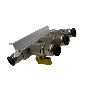 <span class=keywords><strong>Distributore</strong></span> <span class=keywords><strong>di</strong></span> <span class=keywords><strong>Gas</strong></span> in Ottone a 3 Vie per CO2, Riduttore <span class=keywords><strong>di</strong></span> Pressione per Birra, Raccordo a Innesto Rapido 3/8, Erogatore - Product Image 5