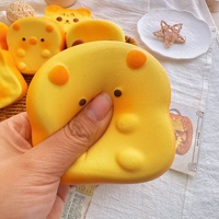 Mainan Baru Roti Simulasi Plush Squishy Slow Rebound Kreatif Lembut Kartun Pereda Stres