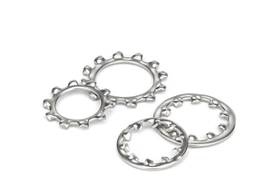 Lubyindustries Rondella di Bloccaggio Antiscivolo in Acciaio Inox 304 con Denti Esterni e Interni GB862.1 DIN6797A M3-M24 - Product Image 6