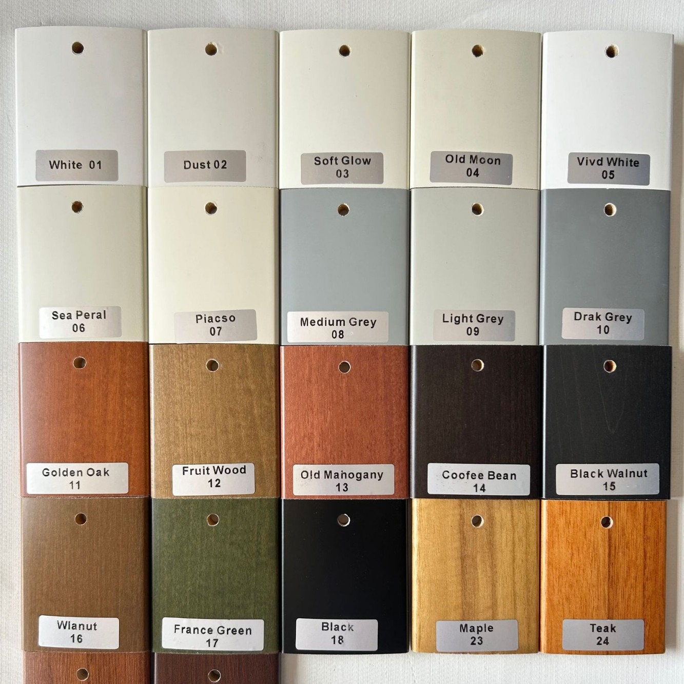 Couleurs personnalisables