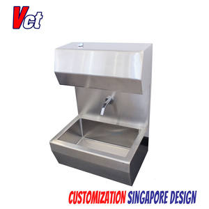 VICTORY Évier mural en acier inoxydable robuste avec fonction de séchage pour les fournitures Inox Hotel & Restaurant & Hospital - Product Image 4