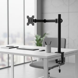 Support de montage de moniteur unique de 10 ''à 27'' Support de bras de moniteur de bureau à bras long tourné à 360 degrés - Product Image 1
