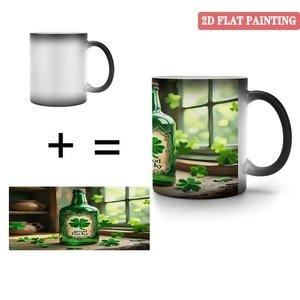 Frosted Black <b>Ceramic</b> <b>Mug</b> 11oz Sublimation Heat Transfer DIY Blank Cup - Product Image 4