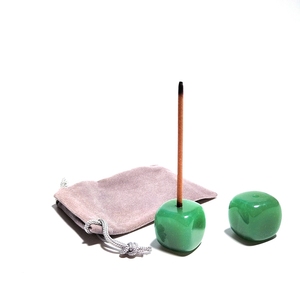 Hy Mua Trong Số Lượng Lớn Màu Xanh Lá Cây Aventurine Đá Quý Hương Stick Chủ Nến Stick Hương Giá Cho Các Hoạt Động Hiến Tế - Product Image 3