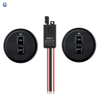 GLC Mini Dc 5v-48v Rf 433mhz 10a Récepteur relais 12v Télécommande sans fil Interrupteur mural sans fil Télécommande Interrupteur