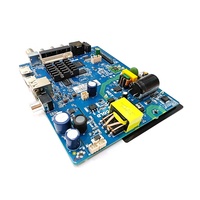 Universal 32 pulgadas 1 + 8g y 4 + 512 Smart Led Tv Circuit Board Placa base Pcb con 12V 25W