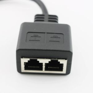 Сетевой разветвитель RJ45 CAT6/5 1 штекер на <span class=keywords><strong>2</strong></span> гнезда Разъем LAN Ethernet соединитель Адаптер кабель Шнур 20 см - Product Image 4