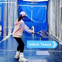 Machine de tennis de padel portable TenniSmash Équipement de tir ABS pour l'entraînement en intérieur avec intégration d'applications