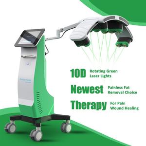Appareil de remodelage corporel sans douleur par <span class=keywords><strong>laser</strong></span> froid à lumière verte 10D pour la dissolution des graisses non invasive et la perte de poids - Product Image 1