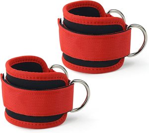 Sangles de cheville réglables pour machines à câbles et bandes de résistance, pour la protection pendant l'entraînement à domicile et en salle de sport CN;SHN - Product Image 1