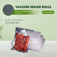 Rouleau de sacs sous vide transparents en PE de haute qualité pour la conservation des aliments frais - Vente en gros