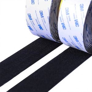 Bande auto-agrippante double face autocollante en nylon élastique écologique à motif de points, taille personnalisée pour vêtements, usage intensif - Product Image 3
