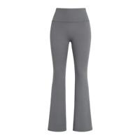 Leggings de yoga évasés taille haute pour femme, entrejambe sans couture, ultra doux, extensibles, effet push-up, en nylon et élasthanne, toutes saisons, pour Pilates, gym et usage quotidien