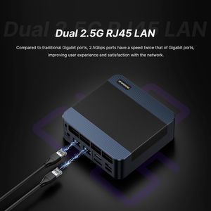 <span class=keywords><strong>PC</strong></span> <span class=keywords><strong>mini</strong></span> BOSGAME M4 Neo, chip <span class=keywords><strong>AMD</strong></span> Ryzen 7 7840HS, RAM 32GB DDR5, SSD PCle 1TB, hỗ trợ 3 màn hình 4K, USB4, Oculink, Dual LAN 2.5G, Wi-Fi 6E - Product Image 2