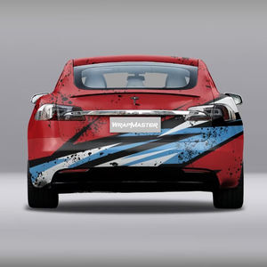 WRAPMASTER 1,52*20 metros rollos de envoltura de vinilo para automóvil negro y rojo cuánto <span class=keywords><strong>cuesta</strong></span> una envoltura completa para vehículo - Product Image 5
