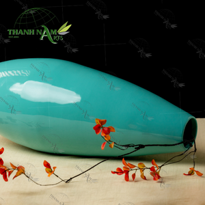 Color personalizado moderno minimalista elegante brillo diseño en espiral ecológico jarrón de bambú conjunto de mesa decoraciones para el hogar - Product Image 4