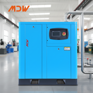 OEM/ODM PM VSD สกรูแบบอยู่กับที่ 7.5KW 10HP 3 เฟส 220V/380V 50/60Hz ระบบหล่อลื่นแบบไร้น้ำมัน ประสิทธิภาพสูง เงียบ - Product Image 1