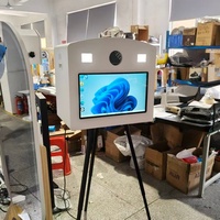 Machine de photomaton instantané pour mariage et événements, avec appareil photo reflex numérique (DSLR/SLR), écran tactile LCD et ordinateur