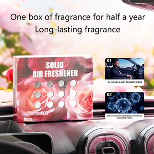 Premium 90g automotriz/hogar desodorante difusor ingredientes naturales bálsamo sólido Perfume Gel dormitorio aire habitación desodorantes - Product Image 4