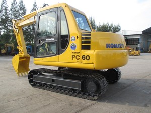 Excavateurs d'occasion de PC60-7 de KOMATSU de basses heures de travail de bonne condition ont employé l'excavatrice à vendre - Product Image 4