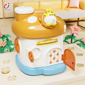 Chengji musique empreinte digitale <span class=keywords><strong>tirelire</strong></span> jouets simulation capteur mot de passe coffre-fort dessin animé <span class=keywords><strong>girafe</strong></span> champignon <span class=keywords><strong>tirelire</strong></span> - Product Image 2