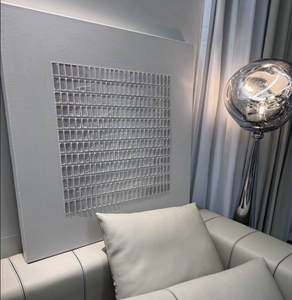 Kích Thước Lớn Màu Be Wabi Sabi 3D Hiện Đại Nghệ Thuật Trừu Tượng Tường Sơn Tối Giản Bức Tranh Vải Tường Nghệ Thuật Cho Khách Sạn Trang Trí Nội Thất - Product Image 6