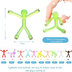 Jouets hommes personnes coloré enfants voyage jouets pour réfrigérateur <span class=keywords><strong>tableau</strong></span> <span class=keywords><strong>blanc</strong></span> décoration cadeaux pour enfants salle de classe - Product Image 4