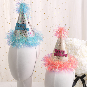<span class=keywords><strong>Instagram</strong></span> Nouveau chapeau d'anniversaire Blingbling Fête d'anniversaire Accessoires <span class=keywords><strong>photo</strong></span> pour adultes et enfants - Product Image 1