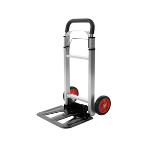 Châssis en aluminium Chariot à plateforme avec poignée en P Chariot d'entrepôt inclinable Chariot à deux roues convertible à vendre - Product Image 6