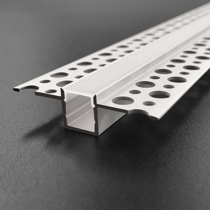 Thạch Cao Thạch Cao Trong Nhôm LED Hồ Sơ Cá Nhân Tường Thạch Cao Tấm Thạch Cao Màu Đen Anodized Hồ Sơ Đùn Kênh LED Lights - Product Image 5