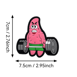 Parche de PVC con Velcro de la Serie Fitness Spot "Dai Xing" para Brazalete y Mochila - Product Image 6