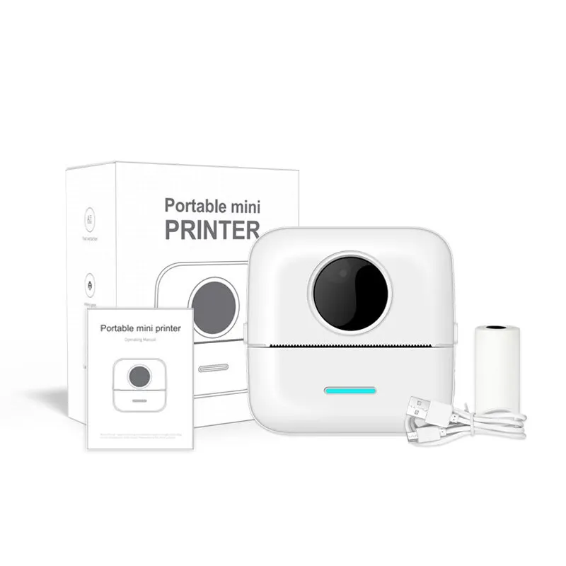 X5 HD Mini Impressora Térmica Portátil Mini BT sem fio para fotos Pocket Makeid Etiqueta de etiqueta multifuncional sem tinta