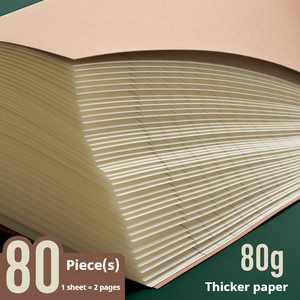 Wholesale <strong>Thick</strong> Kraft <strong>Notebooks</strong> with Customized Logo High Quality Thread Sewing 40 Sheets A4/A5/B5 Promotional Use - Product Image 5