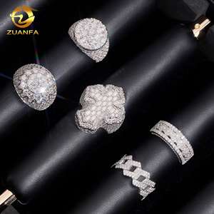 <span class=keywords><strong>Anello</strong></span> Moissanite Stile Hip Hop in <span class=keywords><strong>Argento</strong></span> Sterling <span class=keywords><strong>925</strong></span>, Gioiello con Diamanti Sintetici, Supera il Test del Diamante, <span class=keywords><strong>Anello</strong></span> da <span class=keywords><strong>Uomo</strong></span>, Disponibile negli USA - Product Image 6