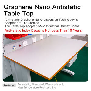Établi antistatique robuste pour mécaniciens et électriciens Nouveaux meubles de laboratoire ESD d'occasion pour la construction - Product Image 3