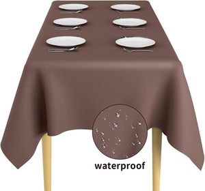 <span class=keywords><strong>Mantel</strong></span> de plástico cuadrado a rayas hecho a mano moderno, cubierta impermeable adhesiva transparente <span class=keywords><strong>para</strong></span> mesas de comedor <span class=keywords><strong>para</strong></span> el hogar y eventos - Product Image 3
