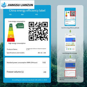 <span class=keywords><strong>Congélateur</strong></span> Commercial 58L Ménager <span class=keywords><strong>Petit</strong></span> Réfrigérateur <span class=keywords><strong>Congélateur</strong></span> Double Usage Sans Givre à Congélation Complète - Product Image 5