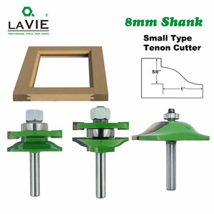 Lavie 8mm Shank Small Tenon Cutter Carbide Woodworking Router Bit For Cabinet Door Frame Cutting - Product Image 1