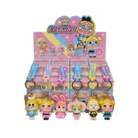 CryBaby Frozen caja ciega figurita llavero PVC juguete mochila colgante accesorio Mini moda 1/12 escala