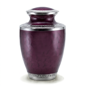 Classic Urns Adult European Style Aluminum Cremation Urn Decorative Tableware <b>Memorial</b> Cinerary for Ashes Direct Factory - Product Image 1