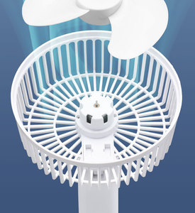 พัดลมไฟฟ้าแบบพกพา USB ชาร์จไฟได้ไร้สายคลิปพัดลมมือถือคลิปหมุนเวียนลมเย็นพัดลมสำหรับตั้งแคมป์เดสก์ท็อปสำนักงาน - Product Image 6