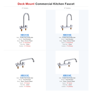 Robinet de cuisine en laiton, mitigeur de cuisine, robinet mélangeur de cuisine - Product Image 2