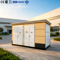 YBG MingZheng/Sous-station préfabriquée de type boîte immergée dans l'huile triphasée 33kV/0.4kV 1000KVA 50/60Hz personnalisée pour l'extérieur