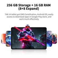 Tablette Tactile de Luxe 12 Pouces 5G Wi-Fi 4G avec Carte SIM Android 13 Octa Core RAM 16Go ROM 256Go Écran 2K Incell