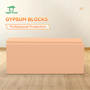 Briques de gypse haute densité de conception moderne matériaux de construction écologiques pour les murs ignifuges insonorisés communs pour la construction de maisons - Product Image 1