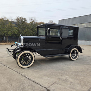 Four-door Enclosed Black Vintage Electric Guest Shuttle Cart For Art <b>Gallery</b> Country Chateau Distinguished Guest Leisure stroll - Product Image 5