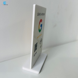 Base Acrílica con Código QR para Reseñas de <span class=keywords><strong>Google</strong></span> NFC, Letrero de Mesa con Función Toca para Resentar para Restaurantes, Hoteles y <span class=keywords><strong>Negocios</strong></span> - Product Image 6
