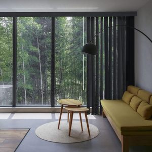 Cortinas enrollables verticales de tela transparente francesa, puerta de <span class=keywords><strong>comedor</strong></span>, ventana, parasol, persianas, sala de estar, oficina, puerta de oficina - Product Image 4
